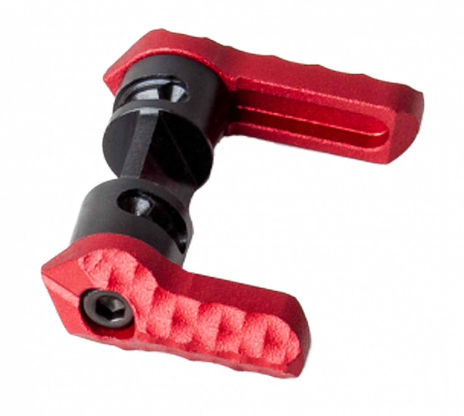 Seekins Precision Ambidextrous Safety Selector 60/90 Degree Red Anodized Aluminum
