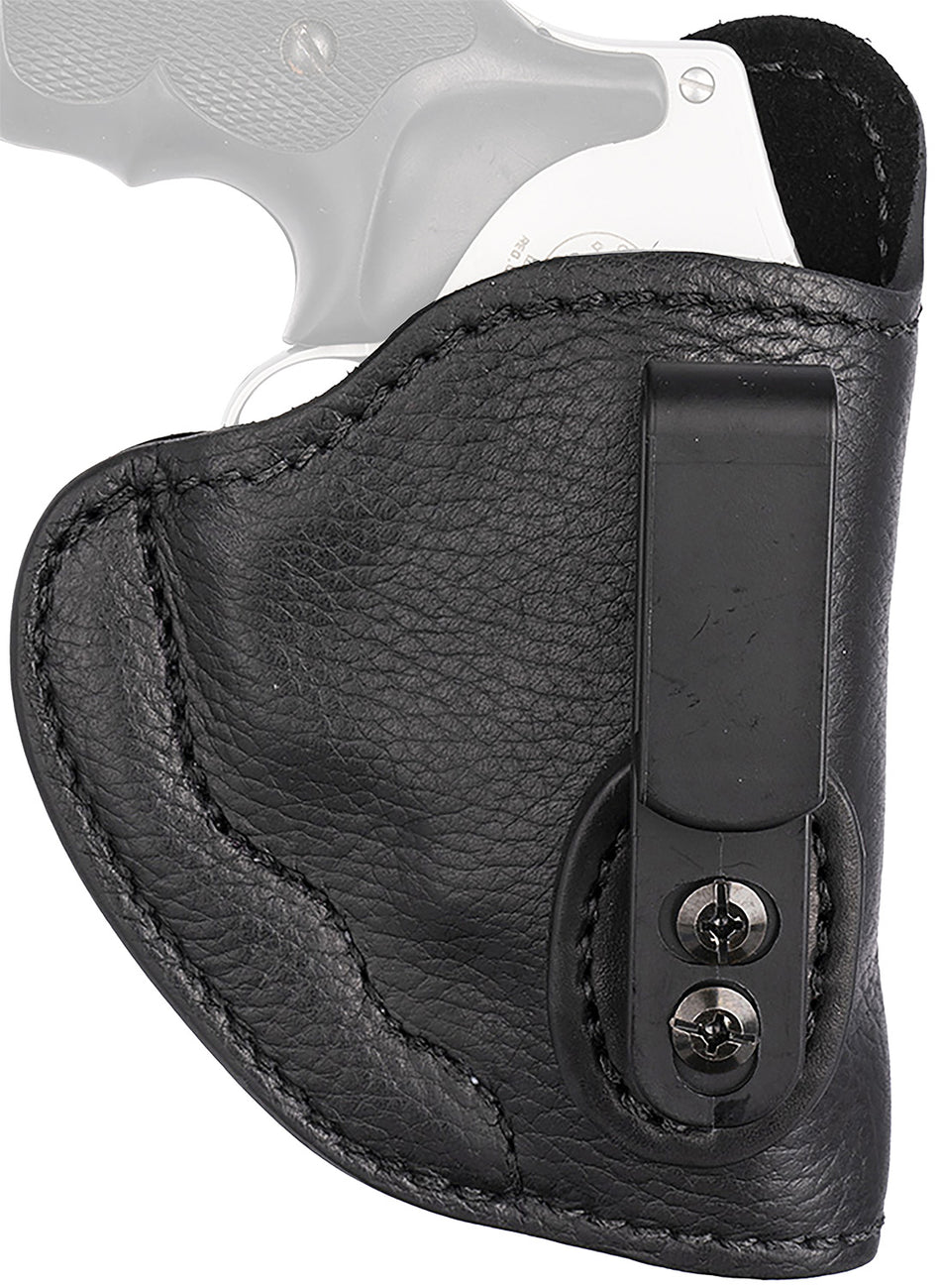 1791 Gunleather Ultra Custom IWB Size 02 Night Sky Black Leather Holster – Right Hand, Fits S&W J-Frame / Ruger LCR