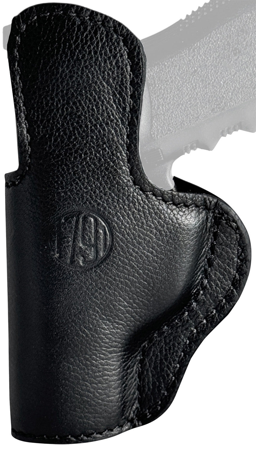 1791 Gunleather Ultra Custom IWB Holster Size 04 Night Sky Black Leather - Glock 17/M&P Shield/Springfield XD Right Hand