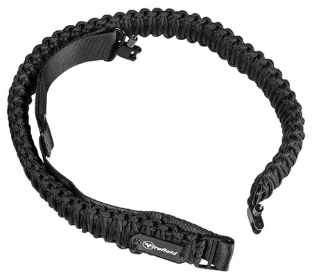 Firefield FF46001 Two-Point Tactical Black Nylon Paracord Rifle Sling Adjustable 37.5-45 Inch