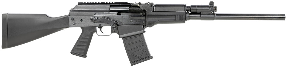 JTS Shotgun M12AK M12AK 12 Gauge Semi-Auto 3" 5- 2.75" Shells, 18.70" Black Steel Barrel, Black Receiver, Black Fixed Synthetic Stock, Black Polymer Grip
