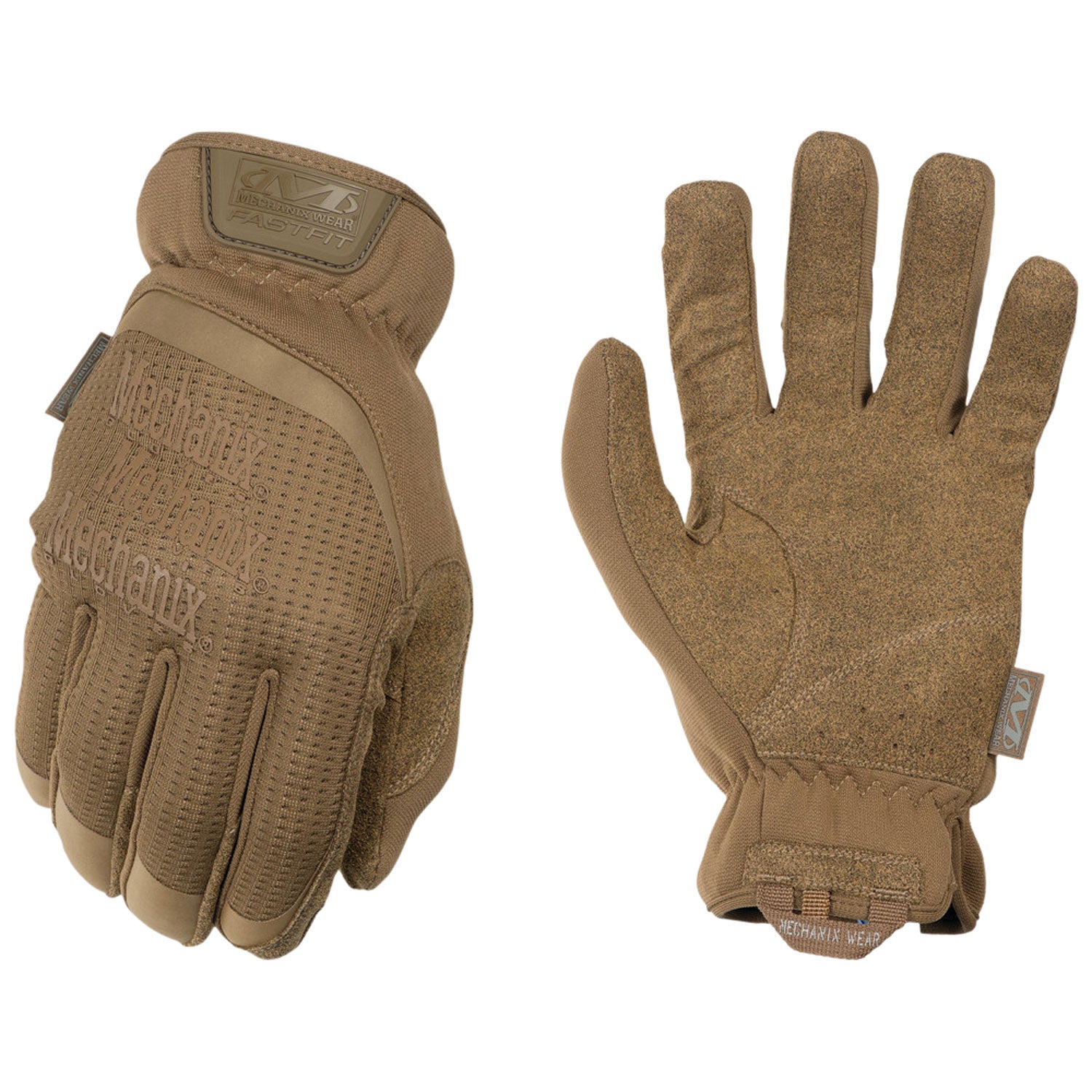 Mechanix Wear FFTAB-72-010 FastFit Coyote Large Touchscreen Tactical Gloves Synthetic Leather