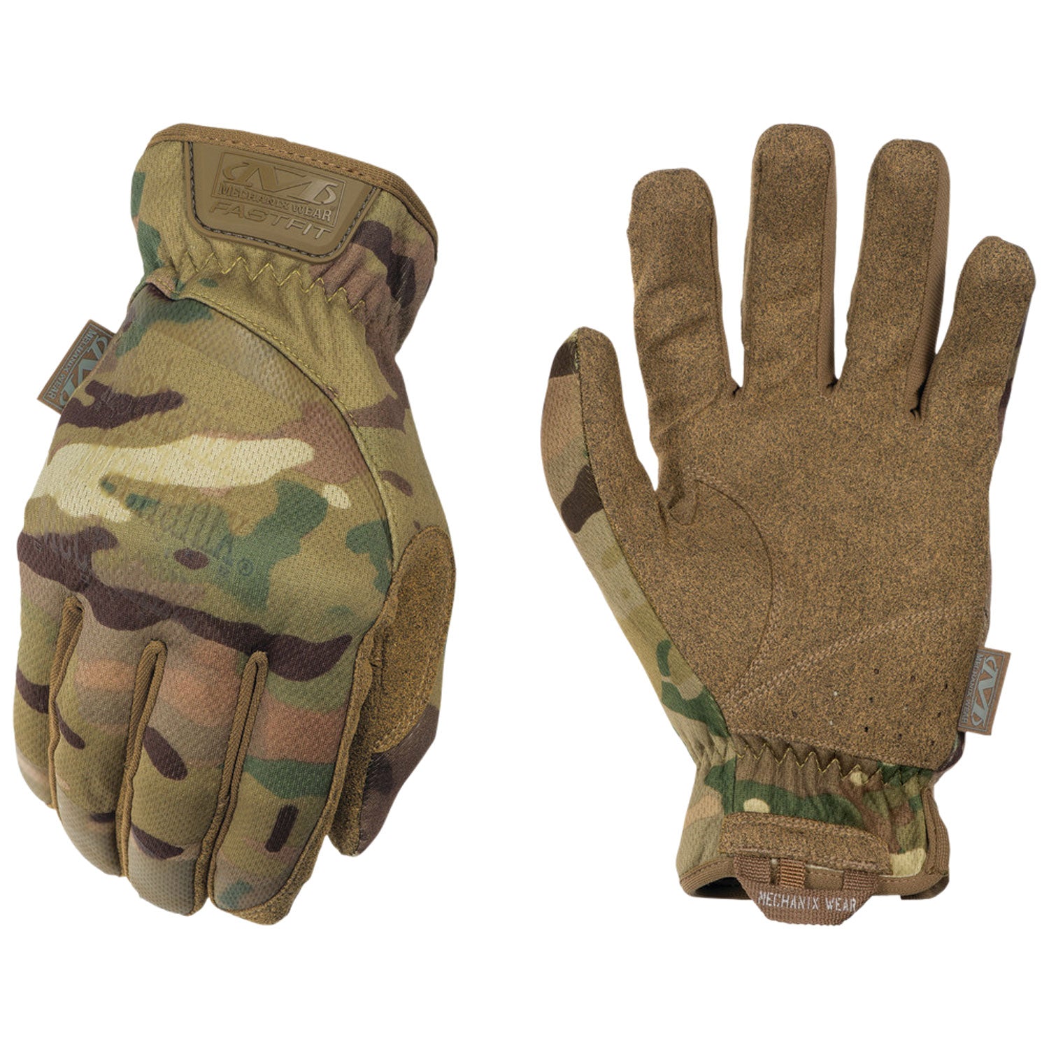 Mechanix Wear FFTAB78008 FastFit MultiCam Small Touchscreen Tactical Gloves Synthetic Leather