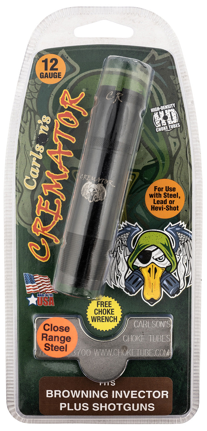 Carlson's Choke Tubes 11623 Cremator Browning Invector Plus 12 Gauge Close Range Non-Ported Choke 17-4 Stainless