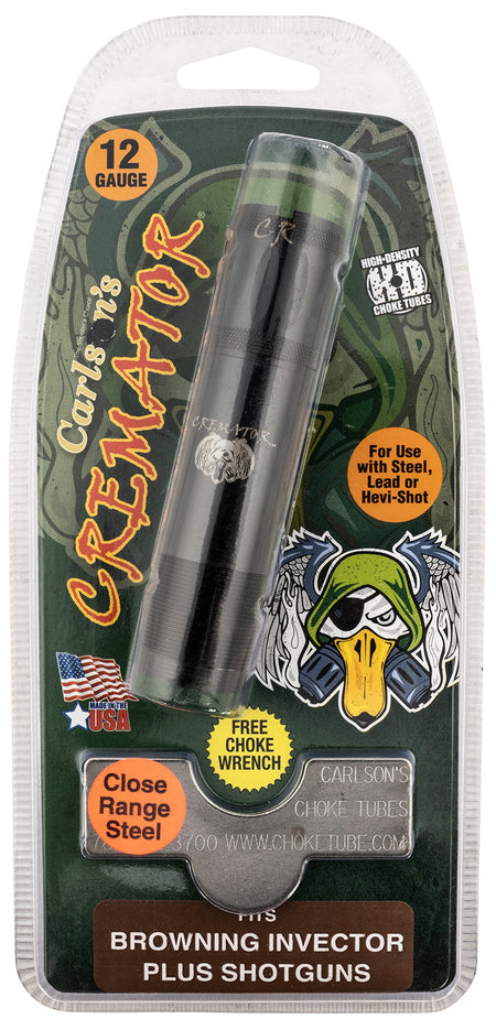 Carlson's Choke Tubes 11623 Cremator Browning Invector Plus 12 Gauge Close Range Non-Ported Choke 17-4 Stainless