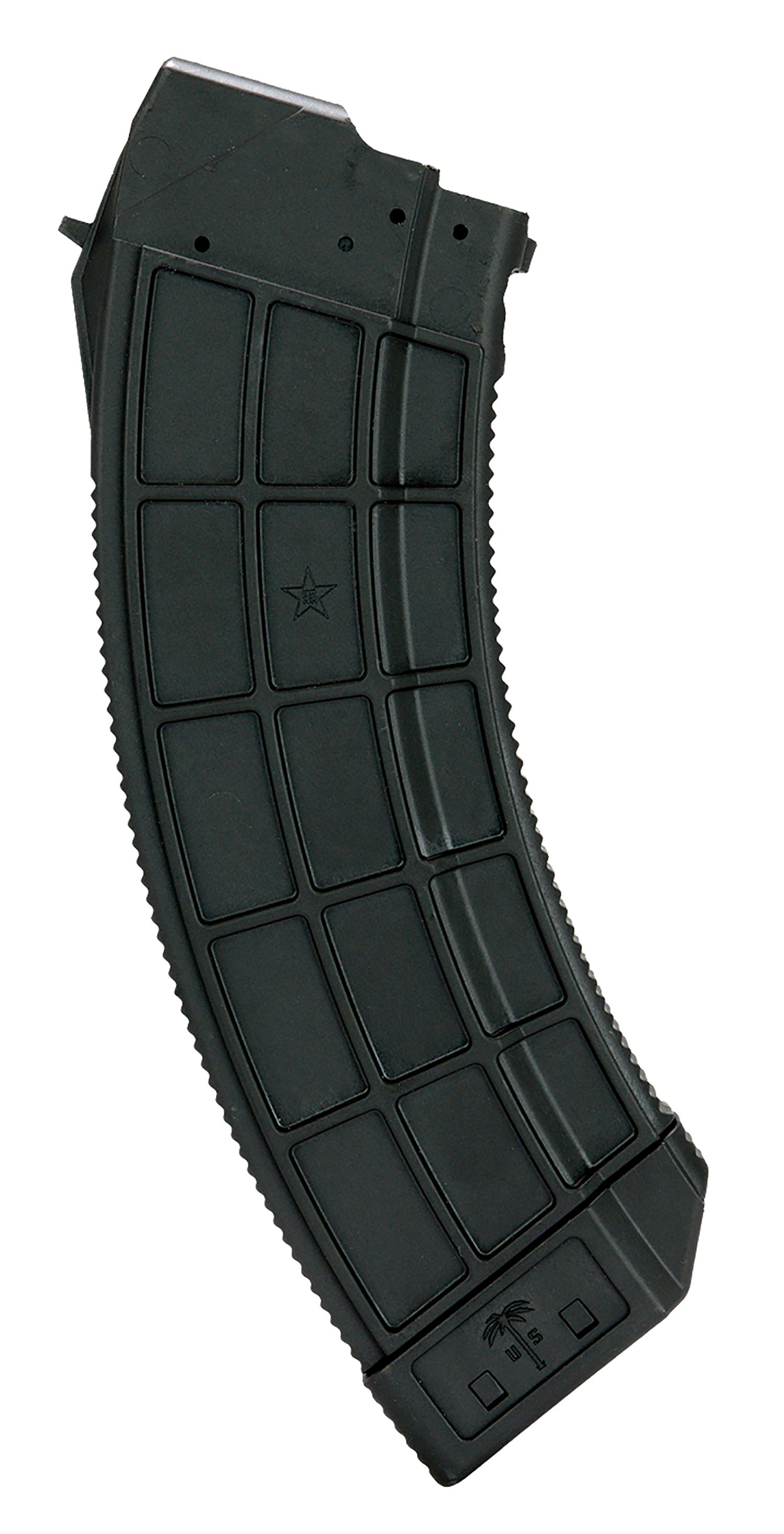 US Palm MA943A Standard 30-Round 7.62x39mm AK-47 Magazine Black Polymer