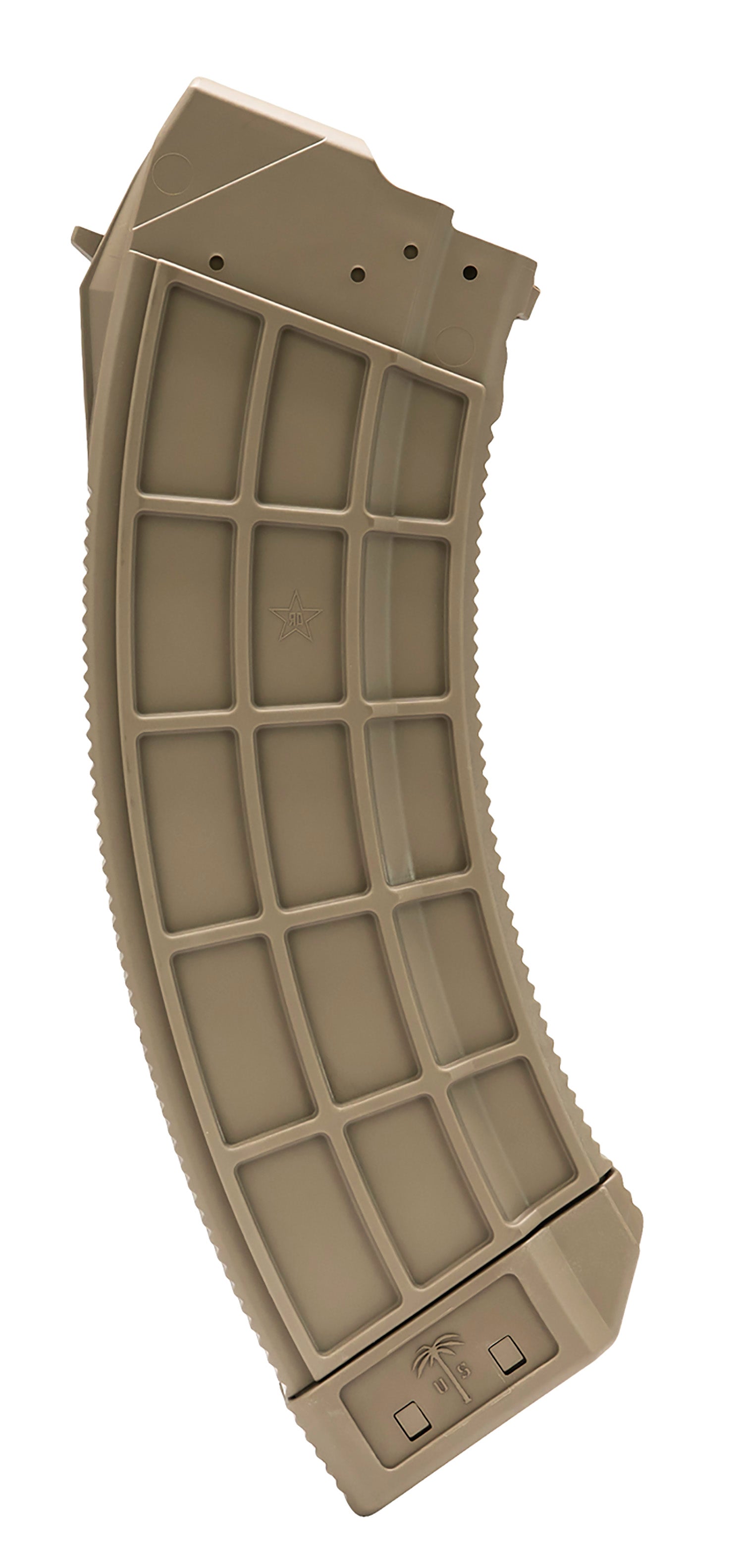US Palm MA944A Standard 30-Round AK-47 Magazine 7.62x39mm Flat Dark Earth Polymer