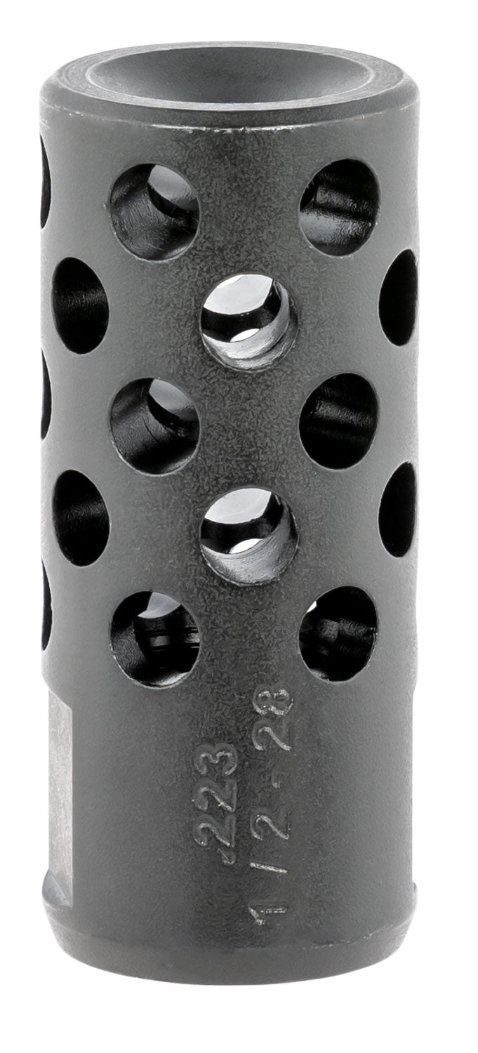 Ruger 90486 Radial Ported Muzzle Brake AR-15 5.56 NATO Black Oxide Steel 1/2"-28 tpi, 1.75" OAL