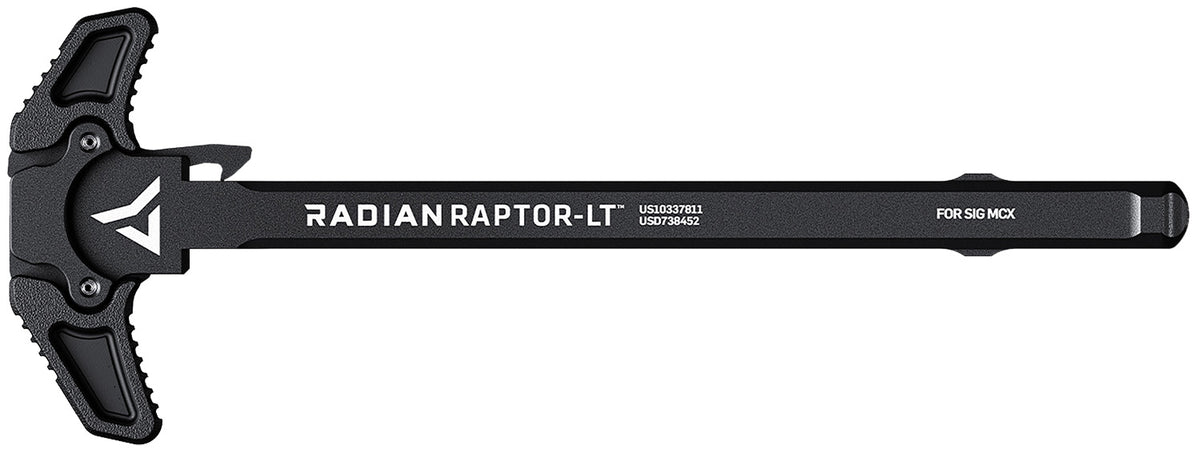Radian Weapons Raptor LT Lightweight Ambi Charging Handle Black for Sig MCX
