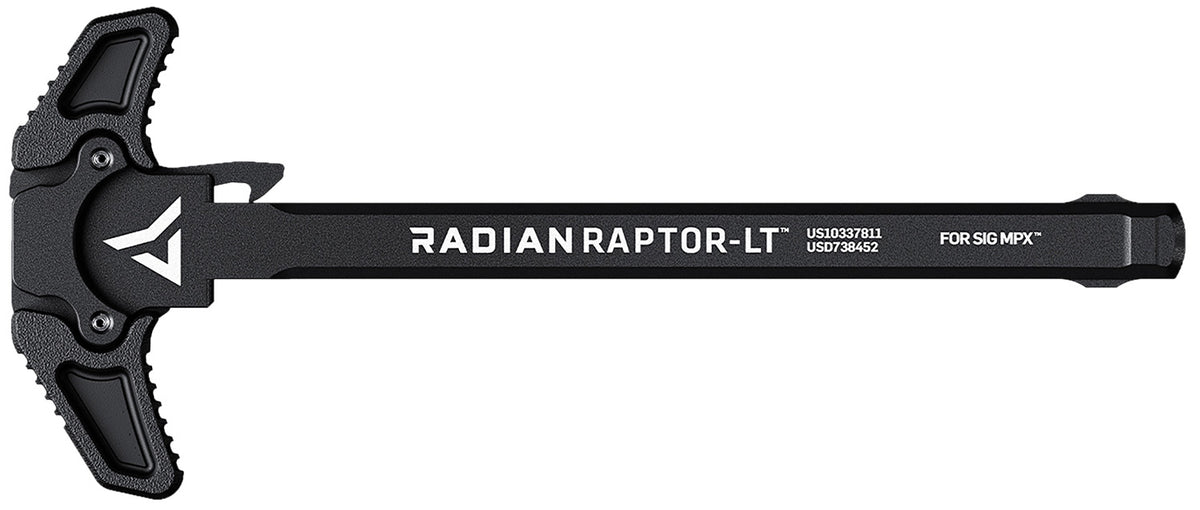Radian Weapons Raptor LT Lightweight Ambi Charging Handle Black for Sig MPX