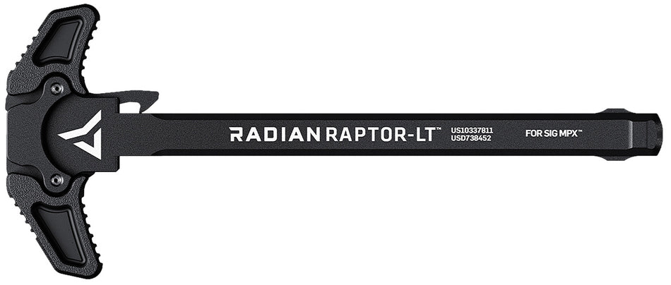 Radian Weapons Raptor LT Lightweight Ambi Charging Handle Black for Sig MPX