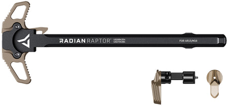 Radian Weapons Raptor Ambi Charging Handle & Talon 45/90 Safety FDE AR-15/M16