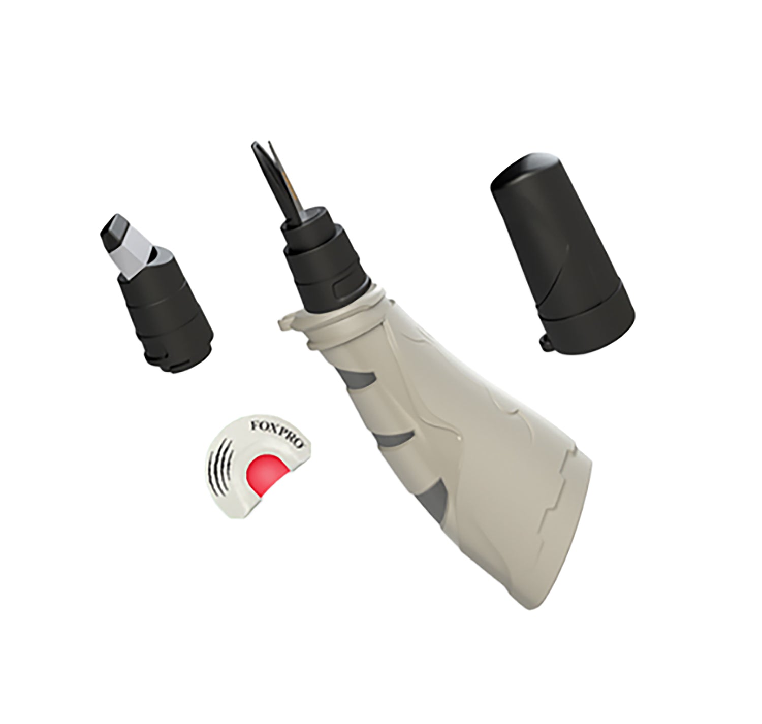 FOXPRO Mr. Mouthy 3-in-1 Coyote Howler and Diaphragm Call Set, Gray