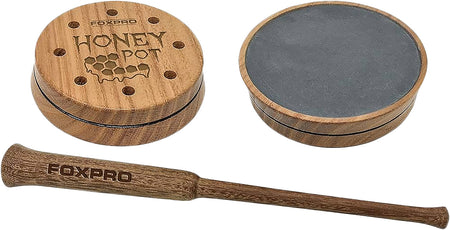 FOXPRO Honey Pot Slate Friction Turkey Call, Honey Locust Wood