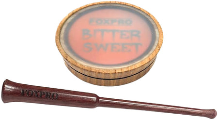 Foxpro Bittersweet GOS Friction Pot Call - Honey Locust Wood, Glass Over Slate, Turkey Sounds