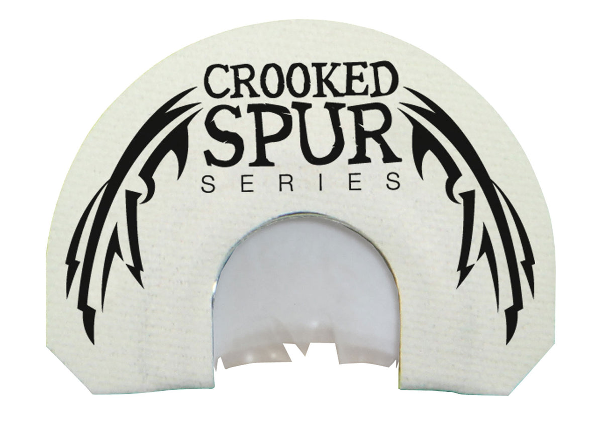 Foxpro Crooked Spur V-Cut Slash Diaphragm Turkey Call - Triple Reed, White