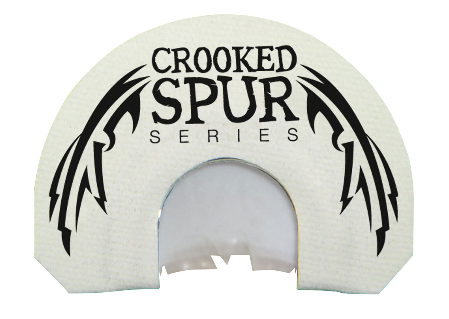 Foxpro Crooked Spur V-Cut Slash Diaphragm Turkey Call - Triple Reed, White
