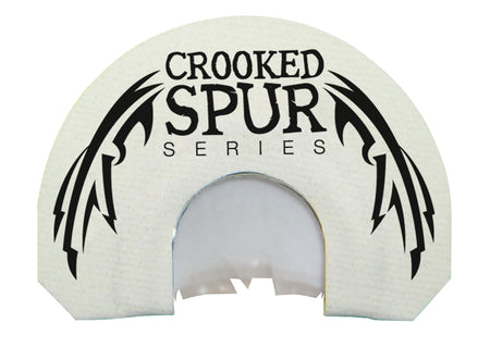 Foxpro Crooked Spur V-Cut Slash Diaphragm Turkey Call - Triple Reed, White