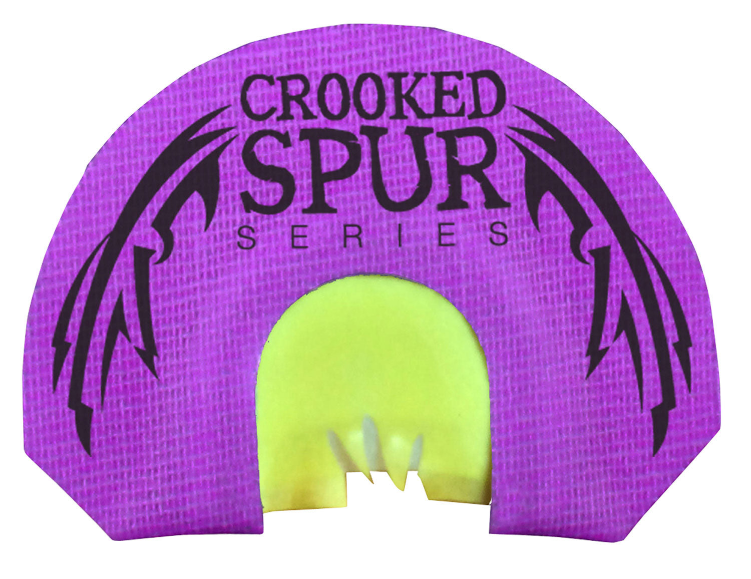 Foxpro Crooked Spur V-Fang Diaphragm Turkey Call - Triple Reed, Purple