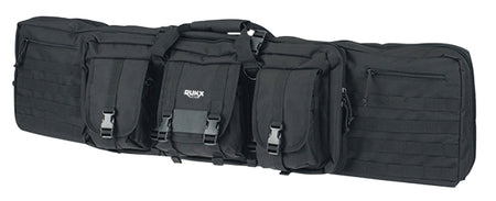 Rukx Gear ATICT42DGB 42" Tactical Double Gun Case Black 600D Polyester Non-Rust Zippers