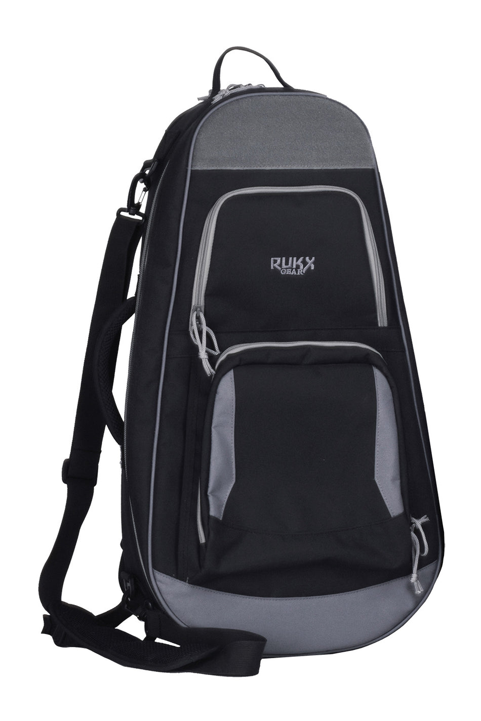 Rukx Gear ATICTARPB Discrete AR-Pistol Backpack Black 600D Polyester Holds 2 Tactical Pistols