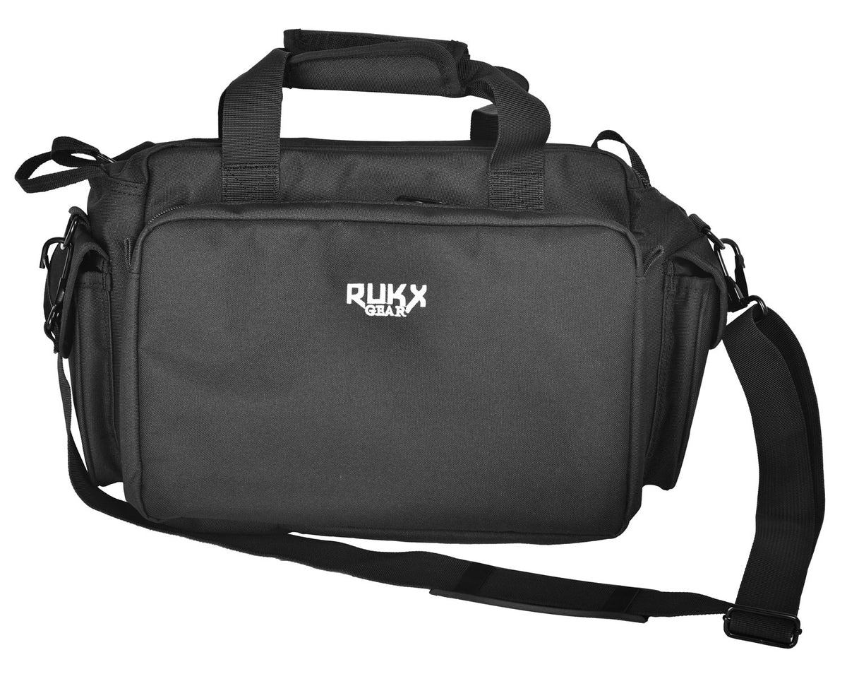 Rukx Gear ATICTRBB Tactical Range Bag Black 600D Polyester 16x7.5x10.5 In.
