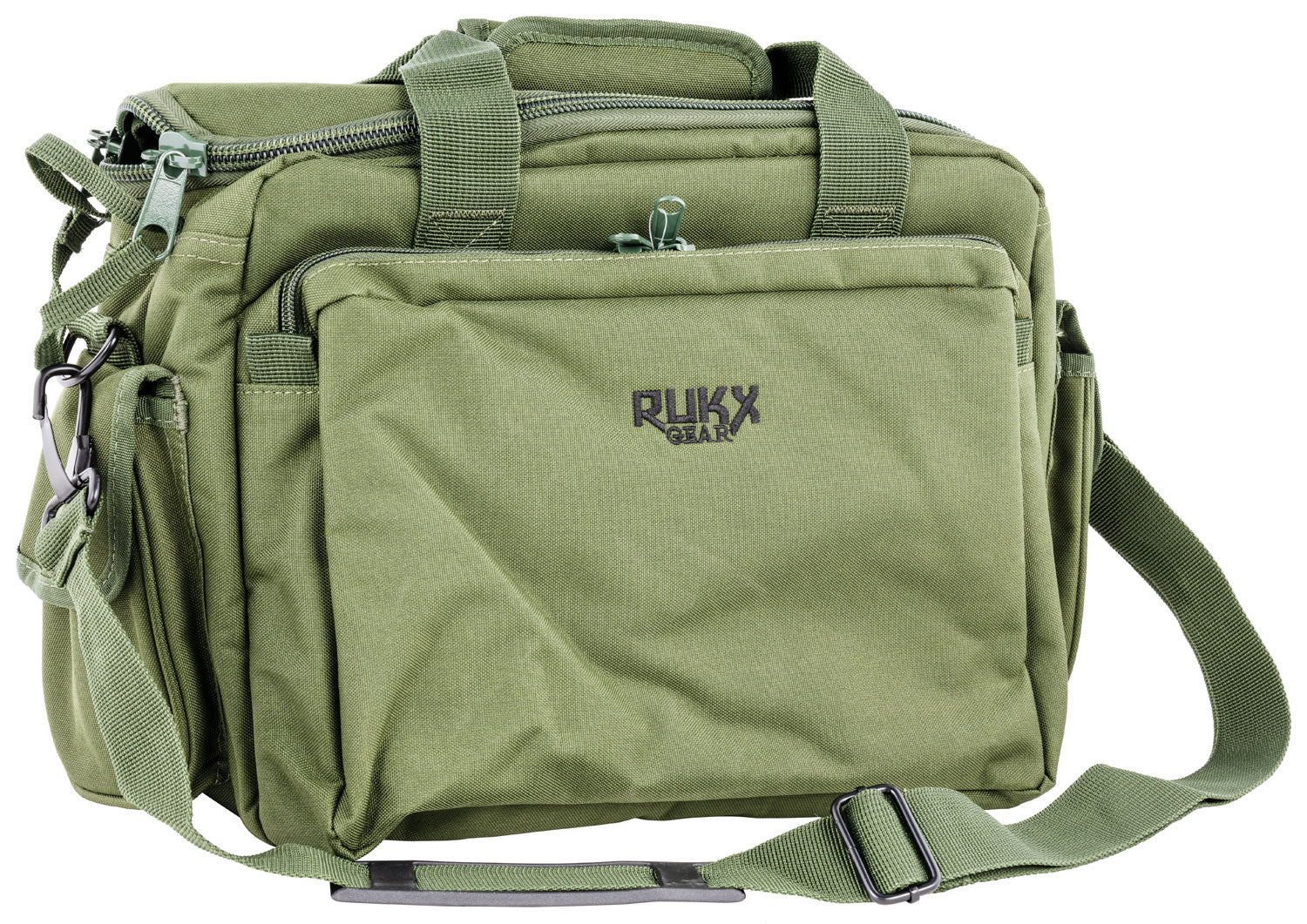 Rukx Gear ATICTRBG Tactical Range Bag Green 600D Polyester 16x7.5x10.5 In.