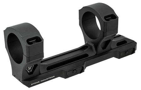 Strike Industries STRIKEASM Adjustable Scope Mount and Ring Combo Black Anodized 30mm