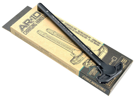 Strike Industries Extended Latch Charging Handle for AR-10 Black Anodized Aluminum