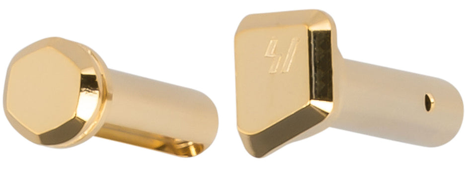 Strike Industries Extended Takedown and Pivot Pins Gold Steel for AR-15/M4/M16