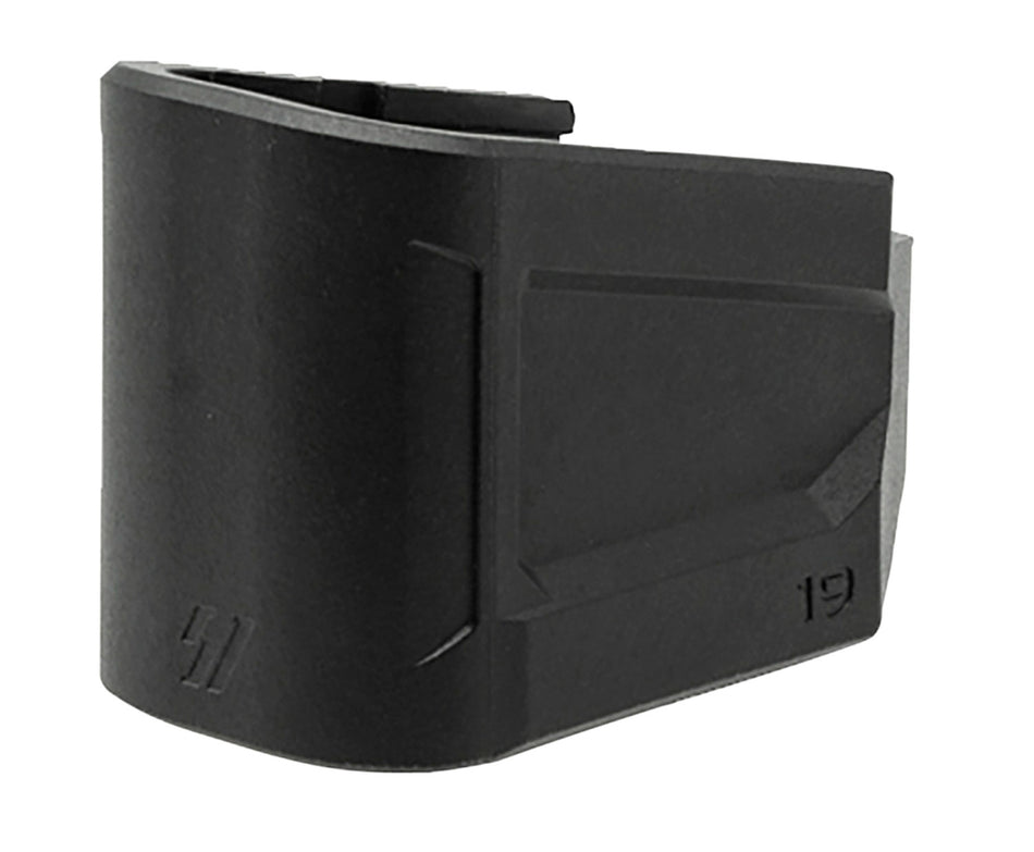 Strike Industries EMPG19 Enhanced Magazine Plate +5 Rounds 9mm Luger for Glock 19 Black Polymer