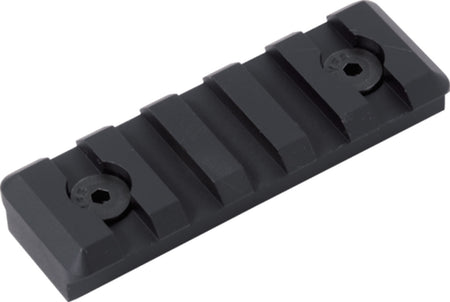 Timber Creek Outdoors M5SPRBL M-LOK 5 Slot Picatinny Rail Section Black Anodized Aluminum
