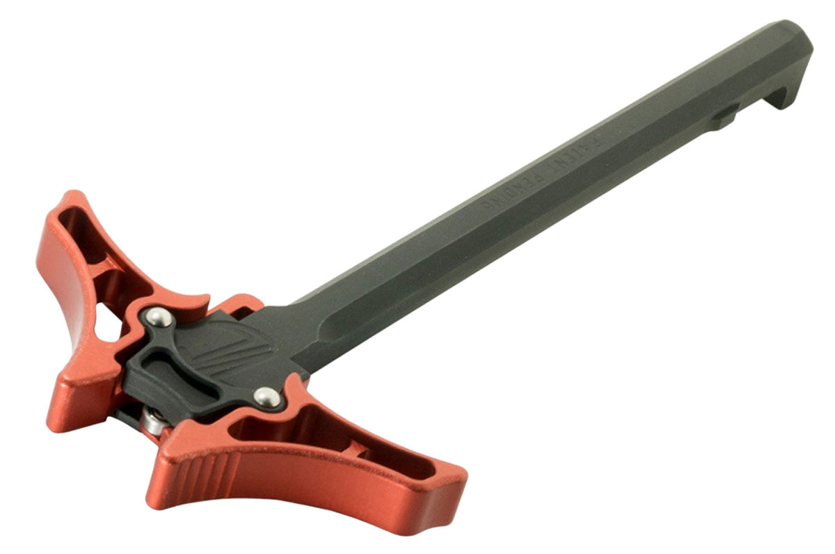 Timber Creek Outdoors Enforcer Ambidextrous Charging Handle AR-Platform Red Anodized Aluminum