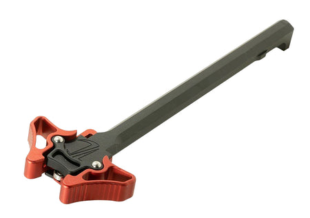 Timber Creek Outdoors Enforcer Mini Ambidextrous Charging Handle AR-Platform Red Anodized Aluminum
