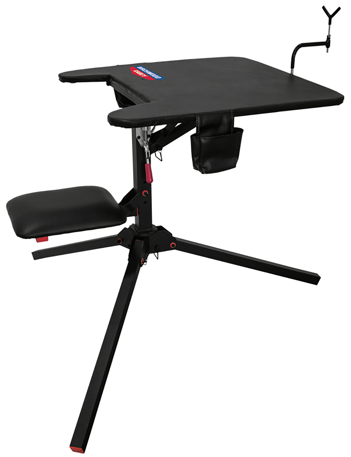 Birchwood Casey MSB300 Swivel Action Shooting Bench Black Steel 29"W x 29"L