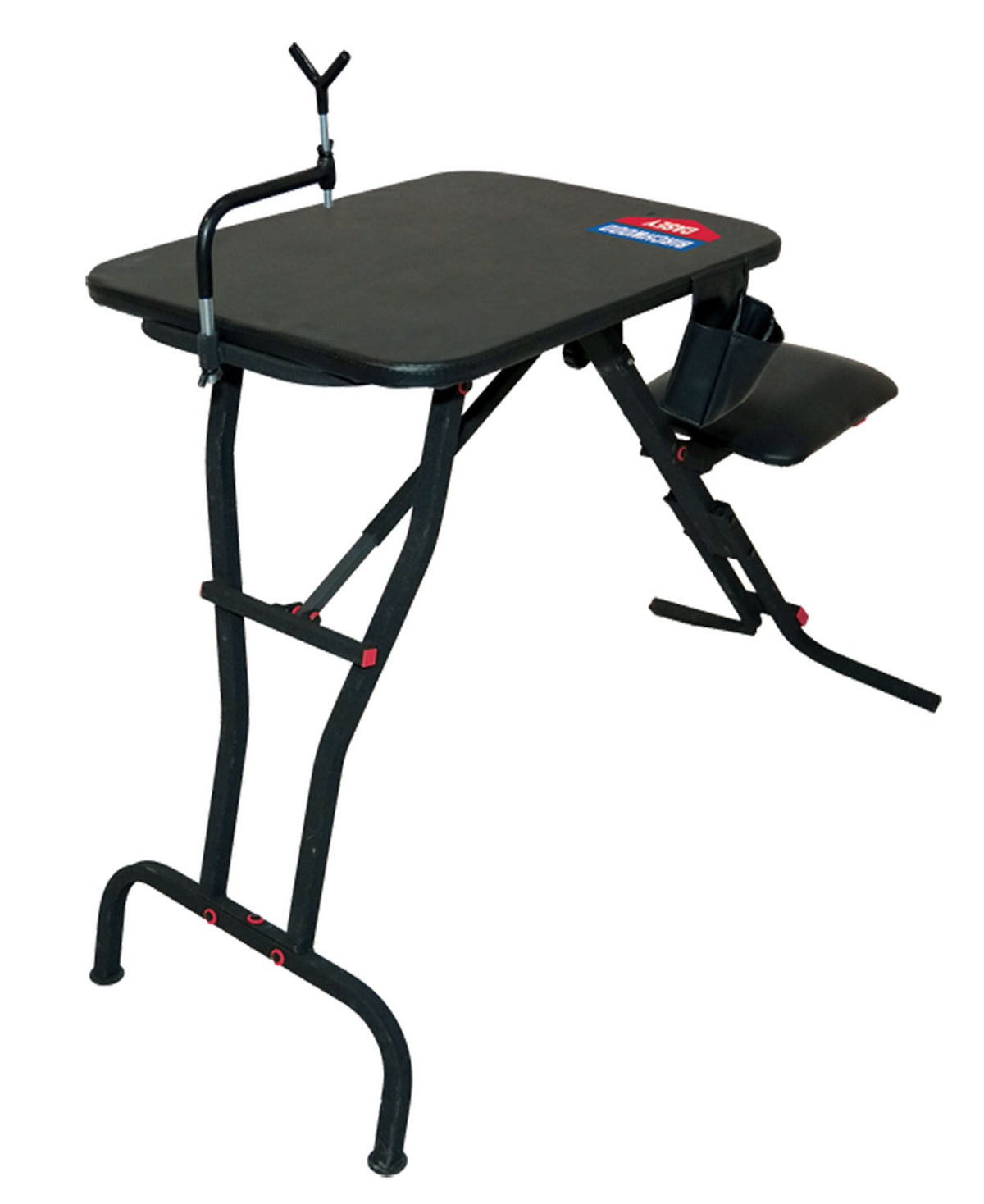 Birchwood Casey MSB100 Ultra Steady Shooting Bench Black Steel 21"W x 28"L Folding Seat