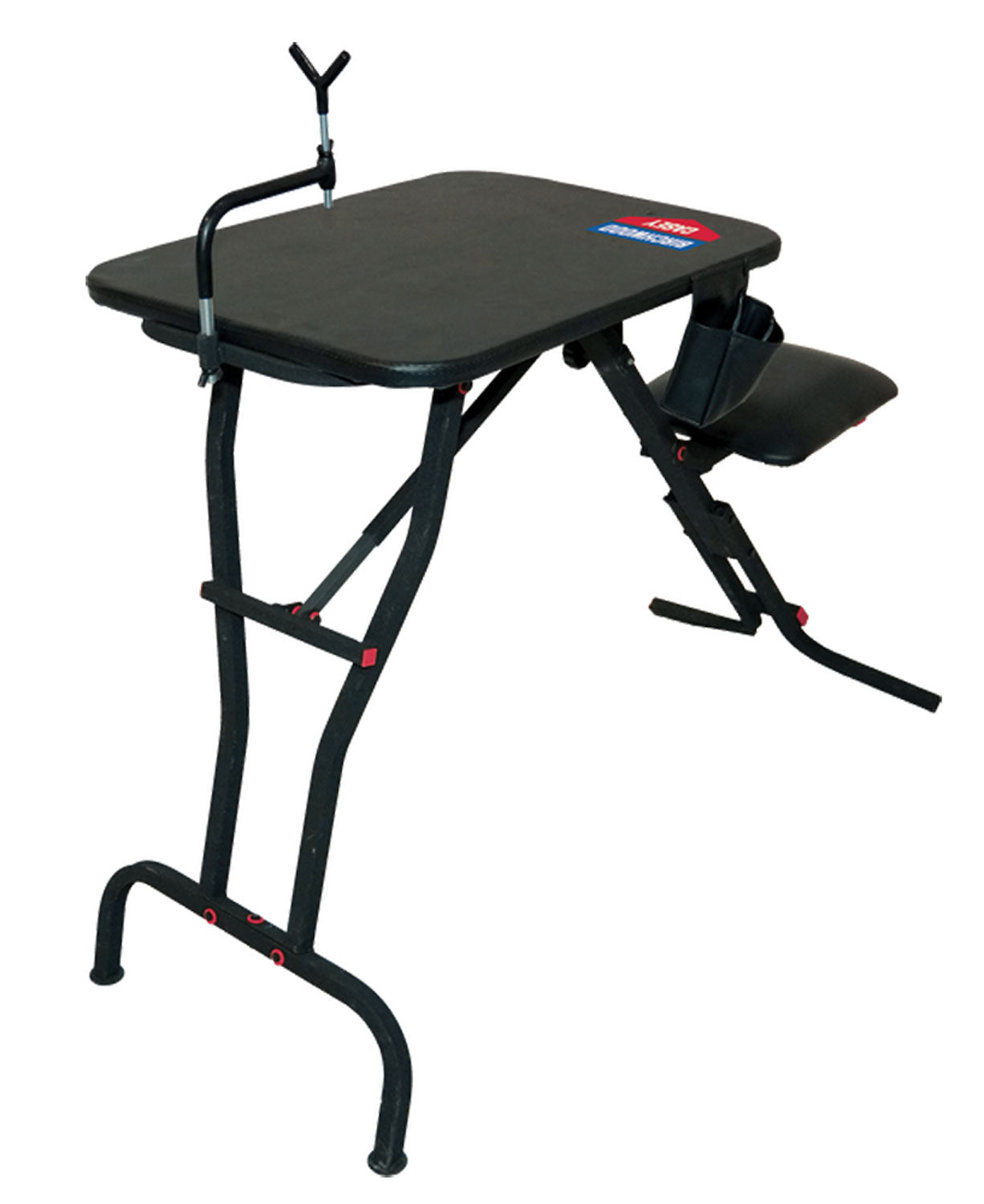 Birchwood Casey MSB100 Ultra Steady Shooting Bench Black Steel 21"W x 28"L Folding Seat