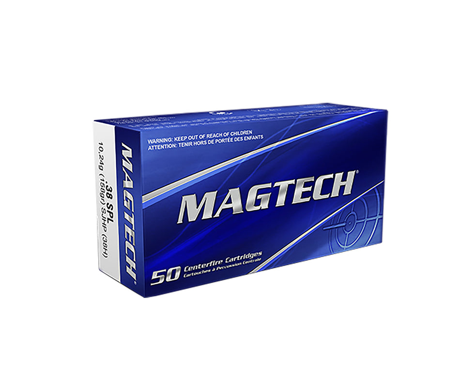 Magtech 38H Range/Training Semi Jacketed Hollow Point HP 158 Grain .38 Special