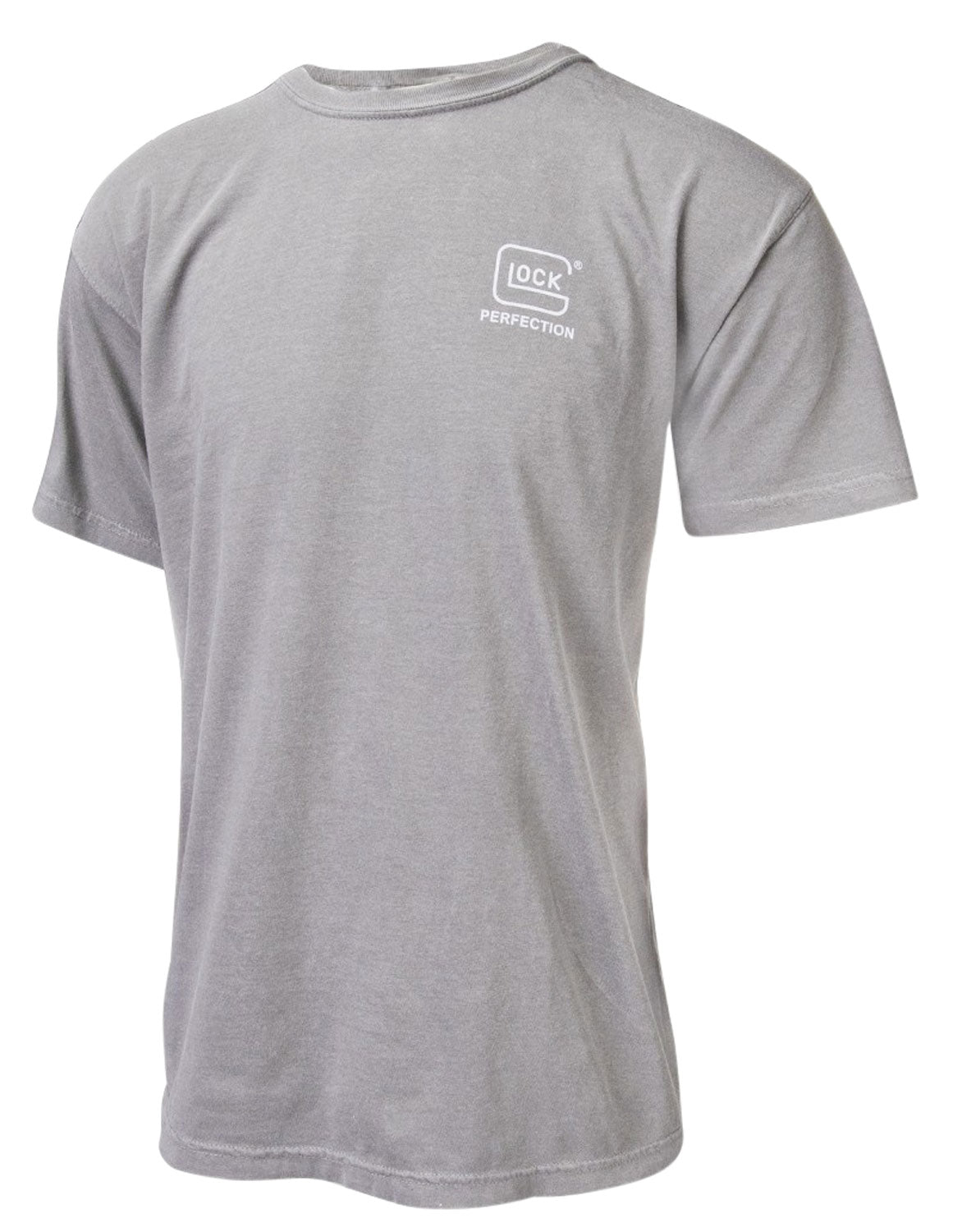 Glock Perfection Gray Cotton Short Sleeve T-Shirt Small