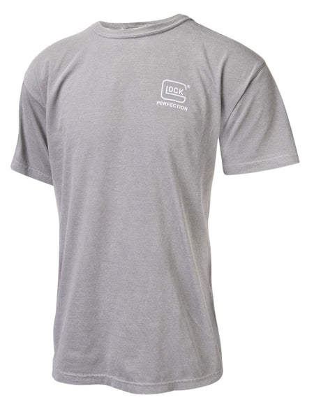 Glock Perfection Gray Cotton Short Sleeve T-Shirt Small