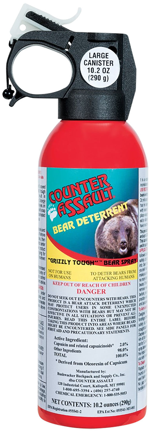 Counter Assault 15067027 Bear Spray Magnum Pack 8.10 oz and 10.20 oz with 2 Holsters
