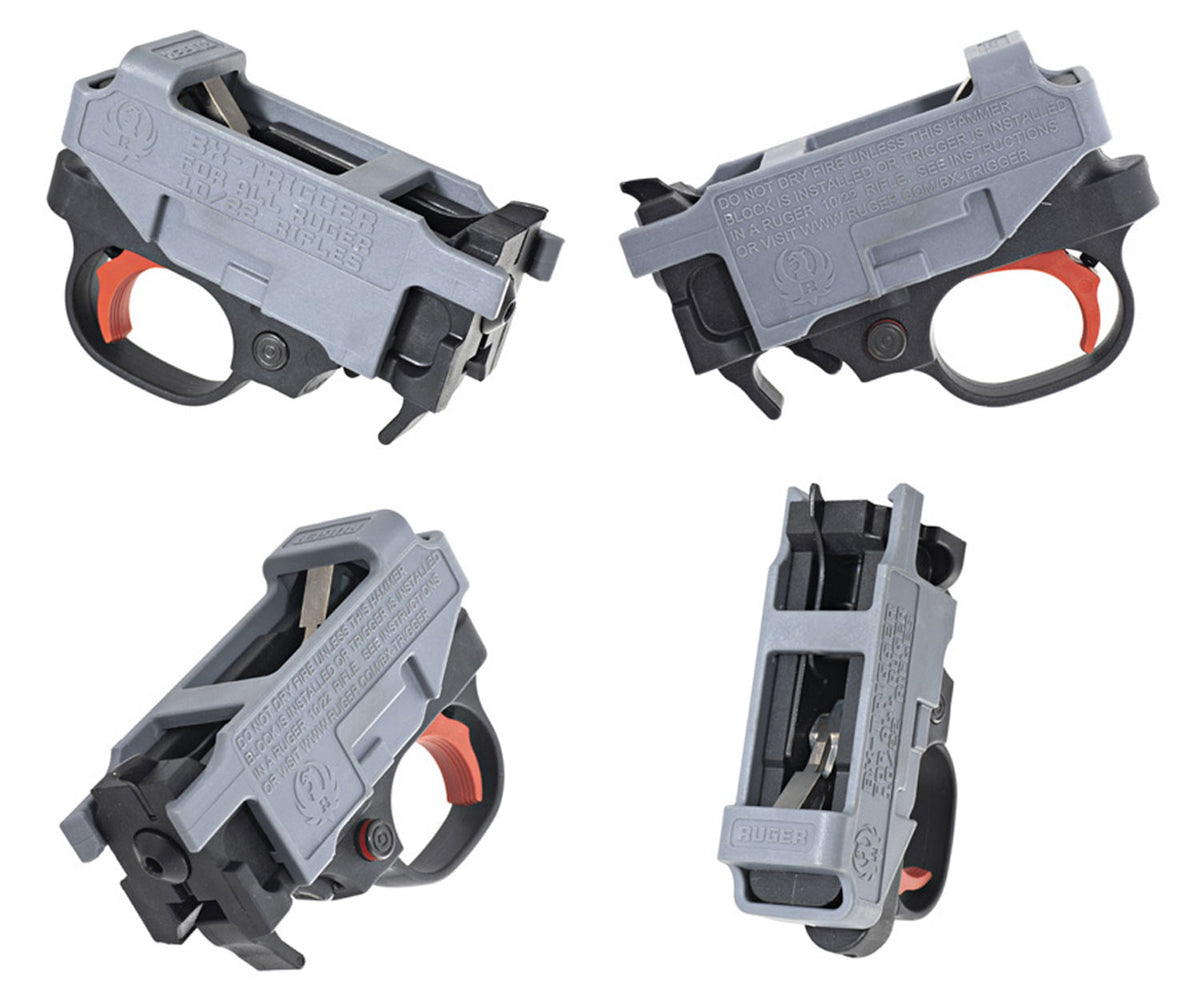 Ruger 90631 BX-Trigger for 10/22 & 22 Charger, 2.75 lb Pull, Red