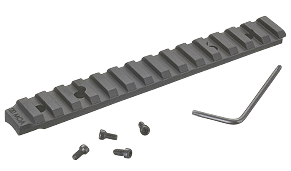 Ruger 90678 Picatinny Rail Black Anodized Aluminum Ruger American Rifle Short Action 20 MOA
