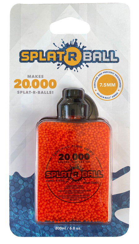 Splat R Ball Water Beads 7-7.5mm Polymer Ammo 20000 Per Bottle