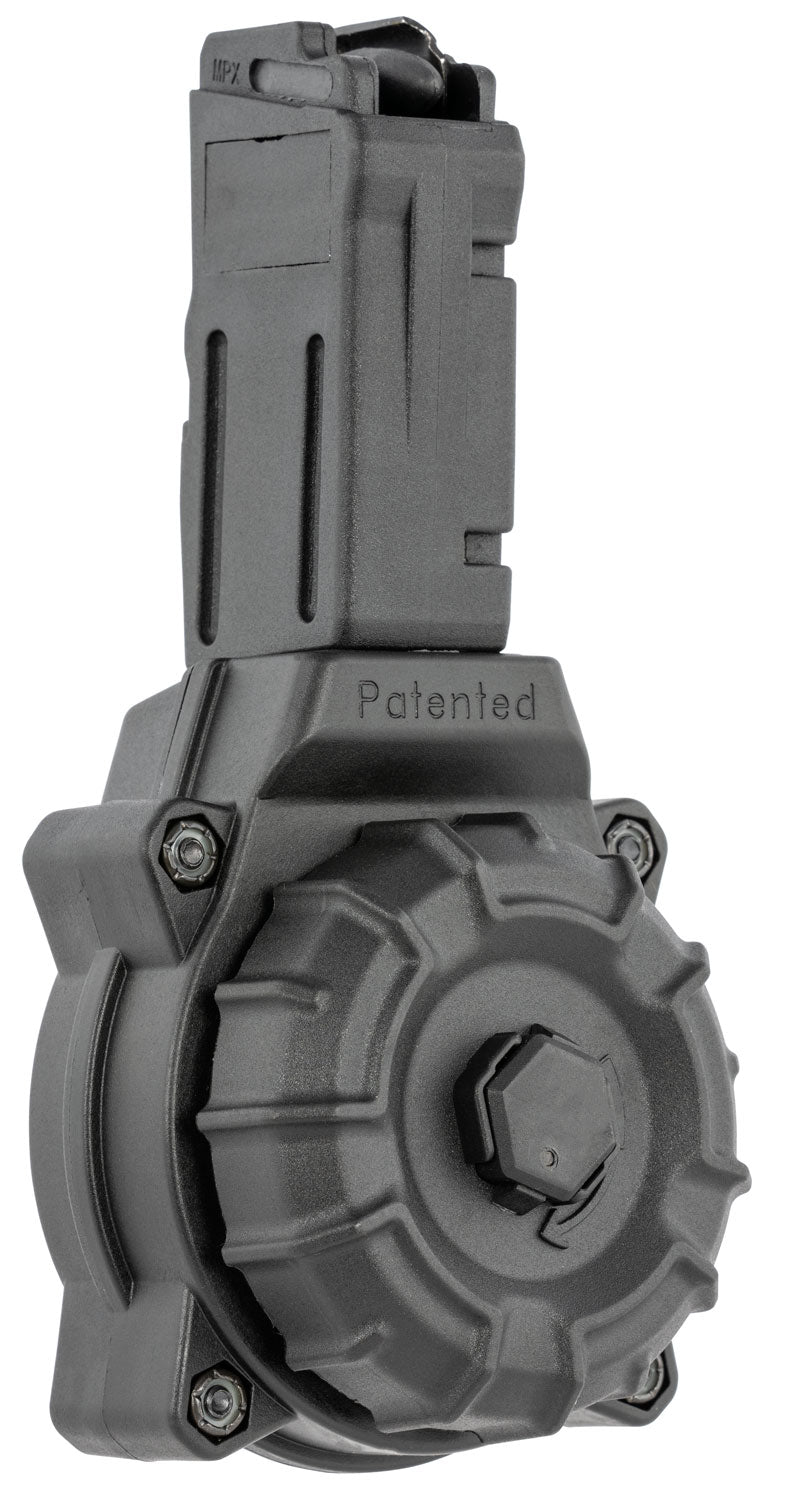 ProMag DRMA36 30rd Drum Magazine 9mm Luger for Sig MPX Black DuPont Zytel Polymer