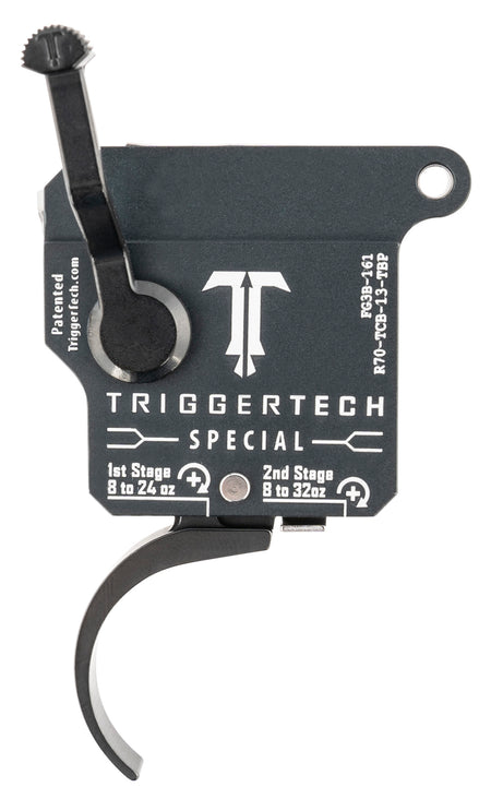 TriggerTech Special Two-Stage Pro Curved Trigger for Remington 700 Right, 1-3.5 lbs Matte Gray