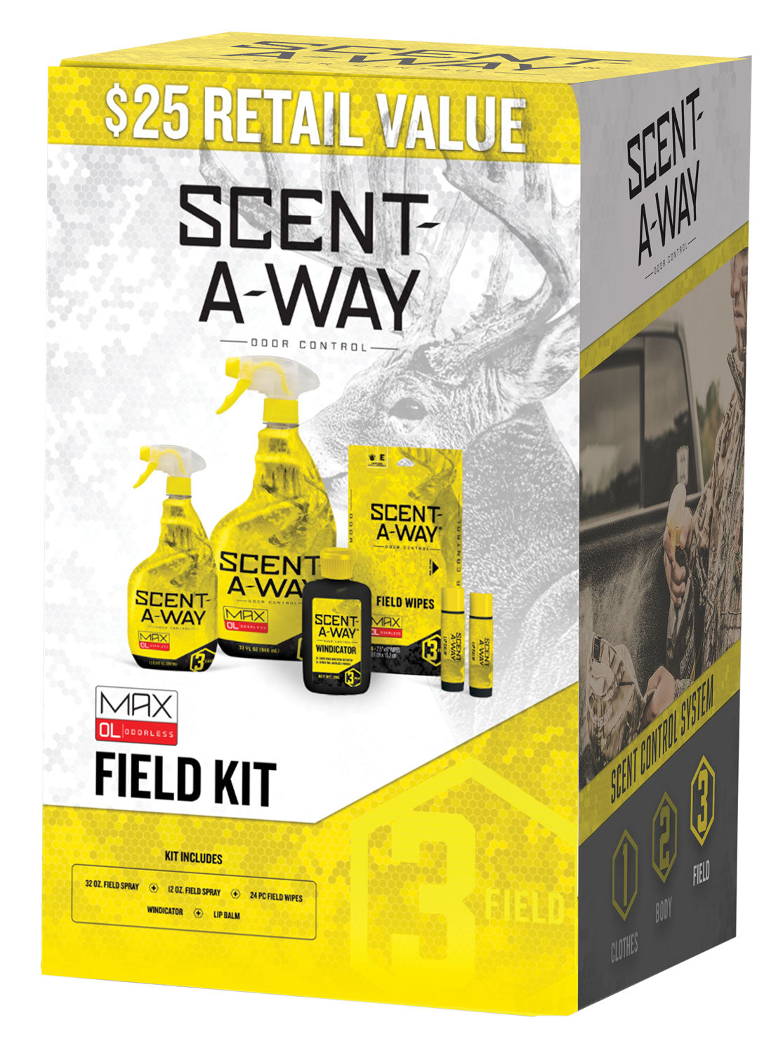 Scent-A-Way 100098 Max Odorless Field Kit Hunting Odor Control Bundle