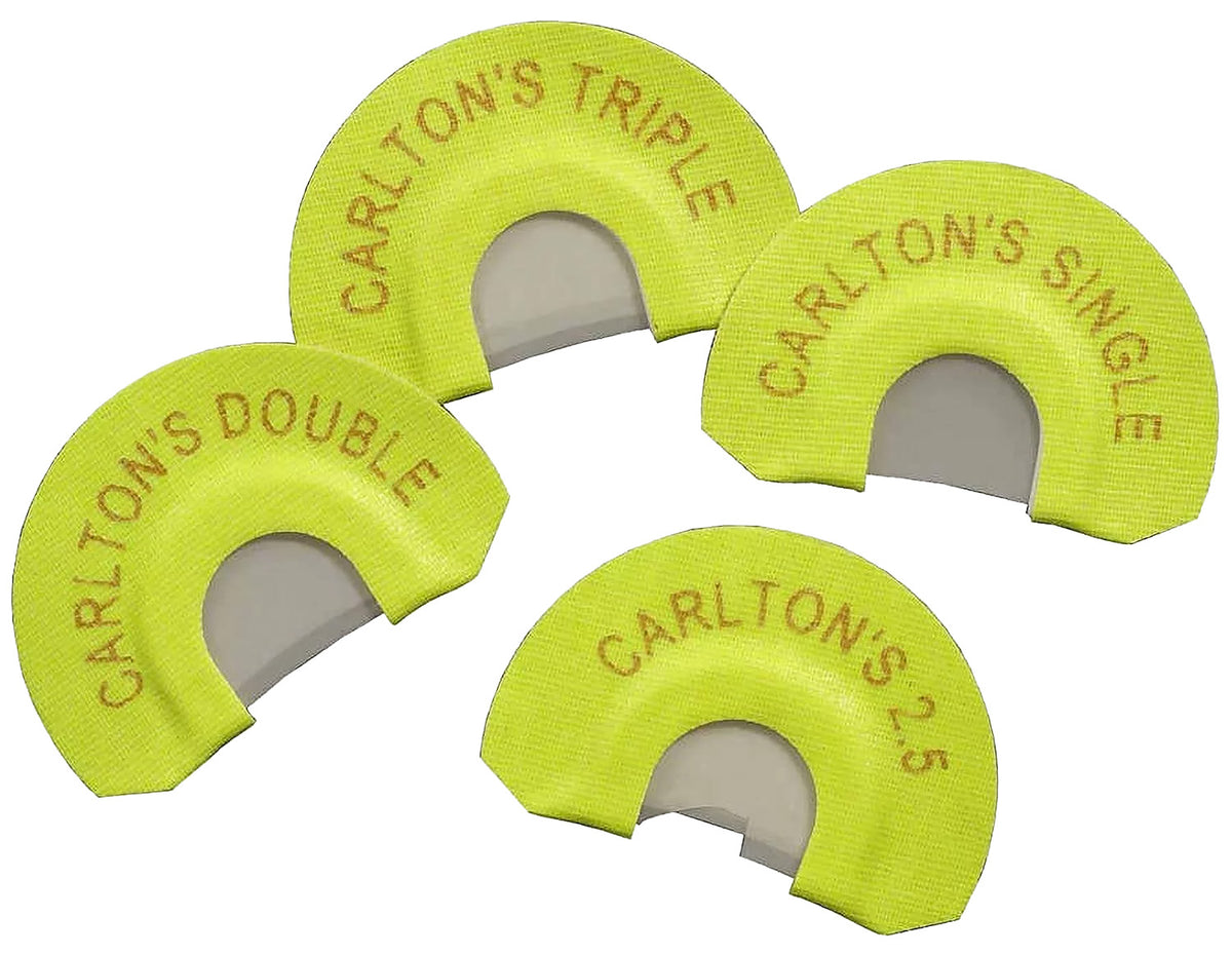 Wayne Carlton's Calls 70314 Essential Elk Diaphragm Call 4-Pack Single/Double/Triple/2.5 Reed