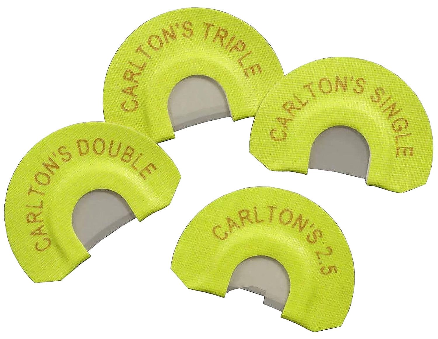 Wayne Carlton's Calls 70314 Essential Elk Diaphragm Call 4-Pack Single/Double/Triple/2.5 Reed