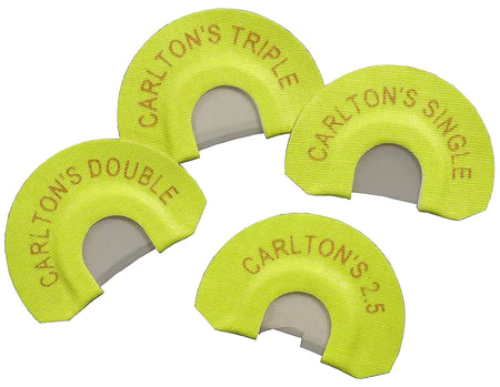 Wayne Carlton's Calls 70314 Essential Elk Diaphragm Call 4-Pack Single/Double/Triple/2.5 Reed